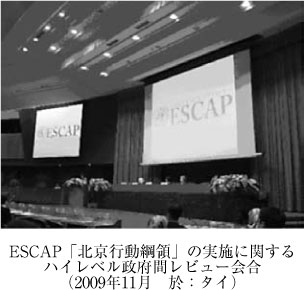 ESCAP「北京行動綱領」の実施に関するハイレベル政府間レビュー会合（2009年11月　於：タイ）