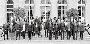 フランス現内閣の閣僚