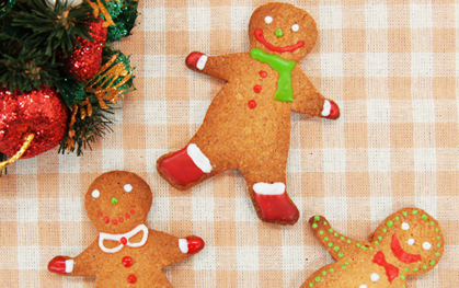 Gingerbread men cookie