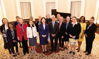 駐日米国大使館主催の全米女性史月間記念レセプション　写真