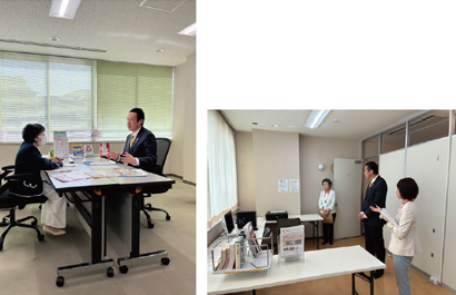川崎市男女共同参画センター視察 写真