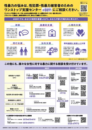 令和3年度女性に対する暴力をなくす運動ポスター