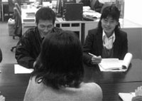 会議の様子。