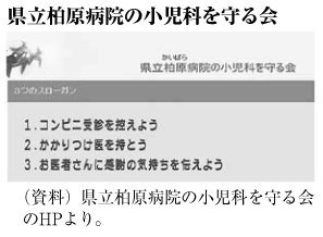 県立柏原病院の小児科を守る会