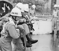 救助訓練大会女性救助チーム