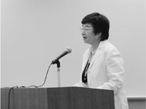 渡辺 三枝子氏　講義の様子