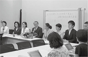 平成30年5月16日「政治分野における女性の参画と活躍を推進する議員連盟」の法案成立報告会（衆議院第1議員会館）