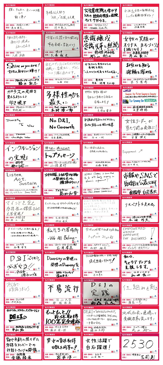 私の行動宣言