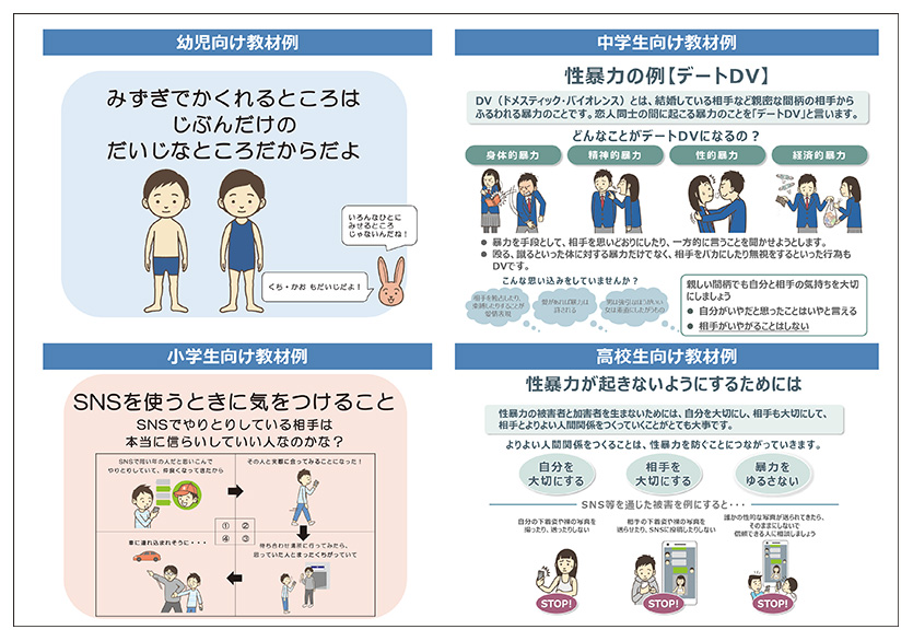 「生命（いのち）の安全教育」教材例