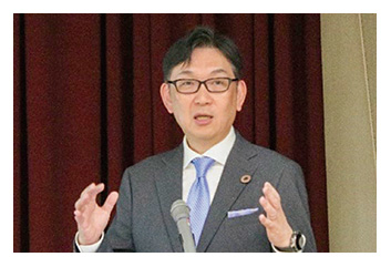 内川社長のご講演の様子