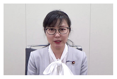 加藤大臣のご挨拶の様子（岩手県開催）