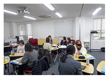 カフェタイムの様子