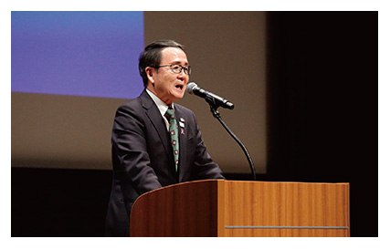 池田知事ご挨拶の様子