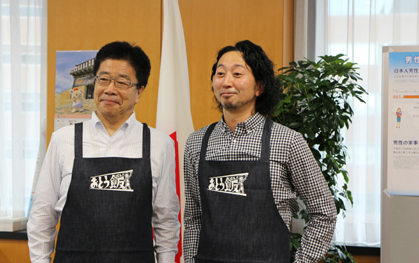 “おとう飯”大使任命式が行われました。