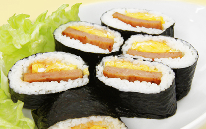 ONIGIRI with Egg and Pork