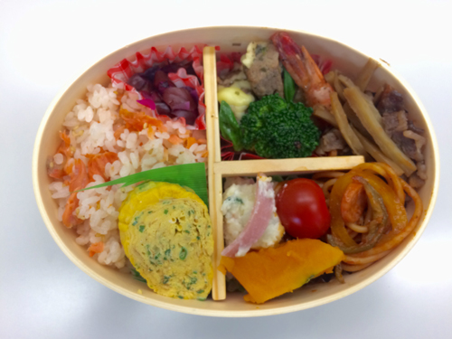 手作りのお弁当