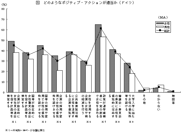 どのようなポジティブ・アクションが適当か（ドイツ）